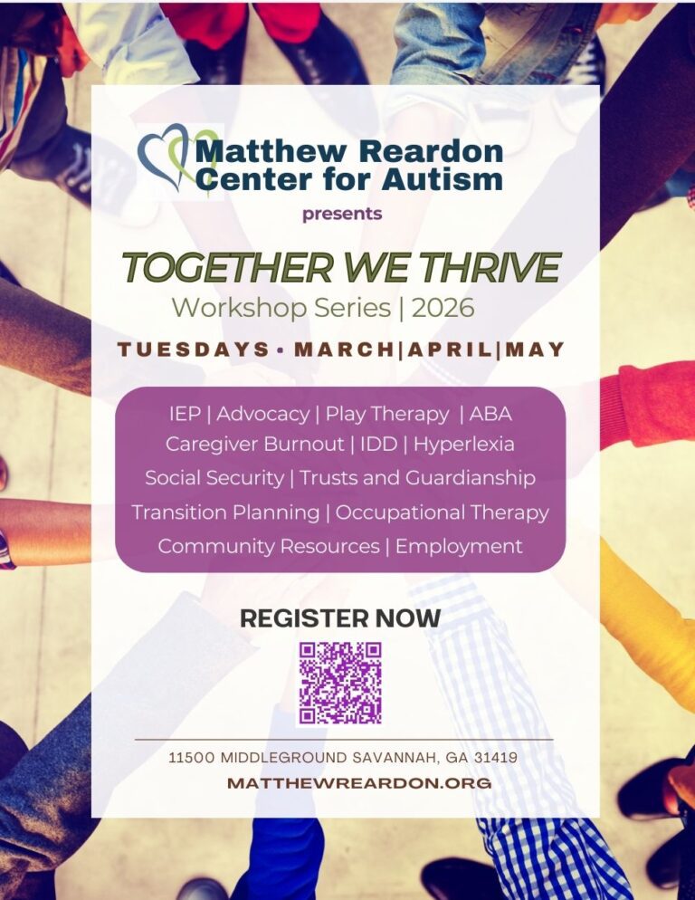 Together We Thrive Workshop Series Flyer