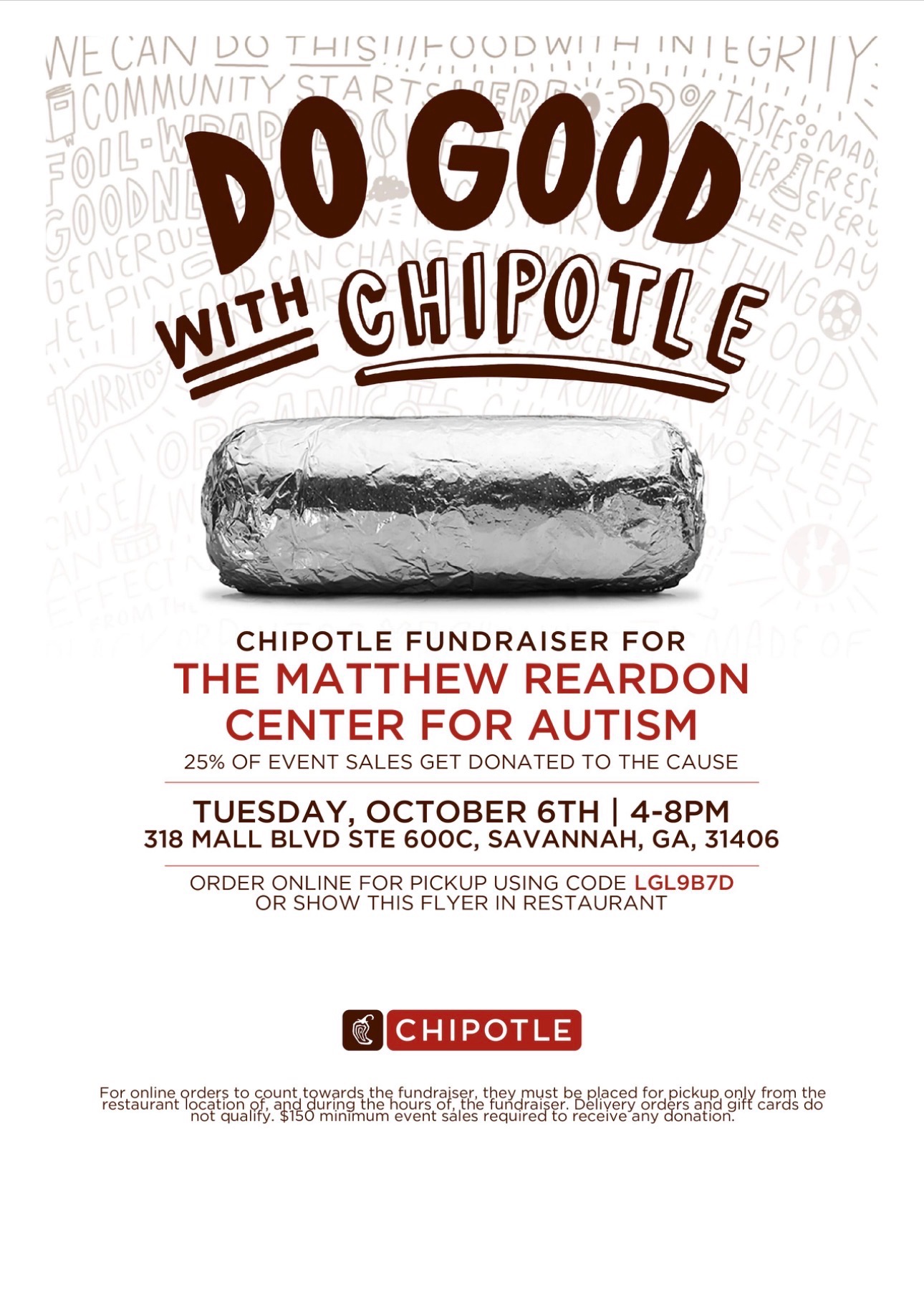 Chipotle Fundraiser for MRC